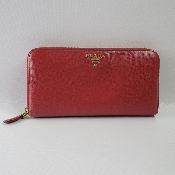 PRADA Saffiano Leather Zippy Long Wallet - Picture 1 of 11